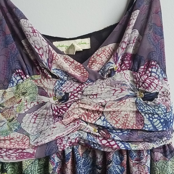 Urban Outfitters Floral Chiffon Boho Dress - Picture 6 of 7